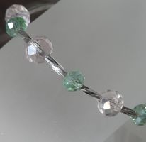 Sommer Armreif mit zarten Glasperlen, Handmade, Top!