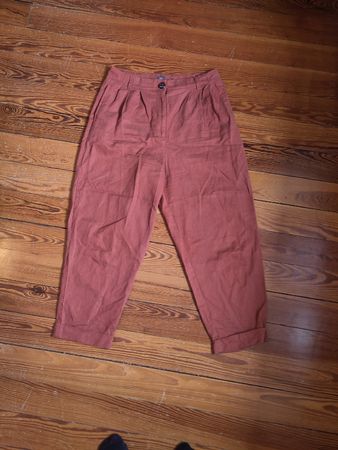 Pantaloni donna Manor color ruggine taglia 40 cotone