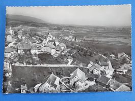 MONTRICHER - en avion au-dessus de M.  ca. 1960