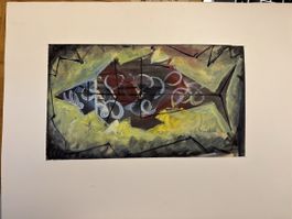 BRÉCHET André (1921-1993) Poisson