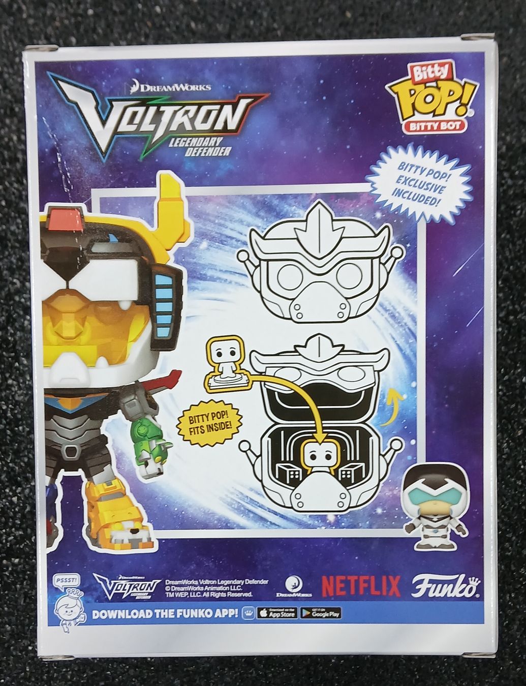 Funko Statuette: Funko Pop Voltron Legendary Defender Bitty Bot avec Shiro – Nuovo e nell'imballaggio originale da Le Sentier venduto da Funko-Pop-1979 2
