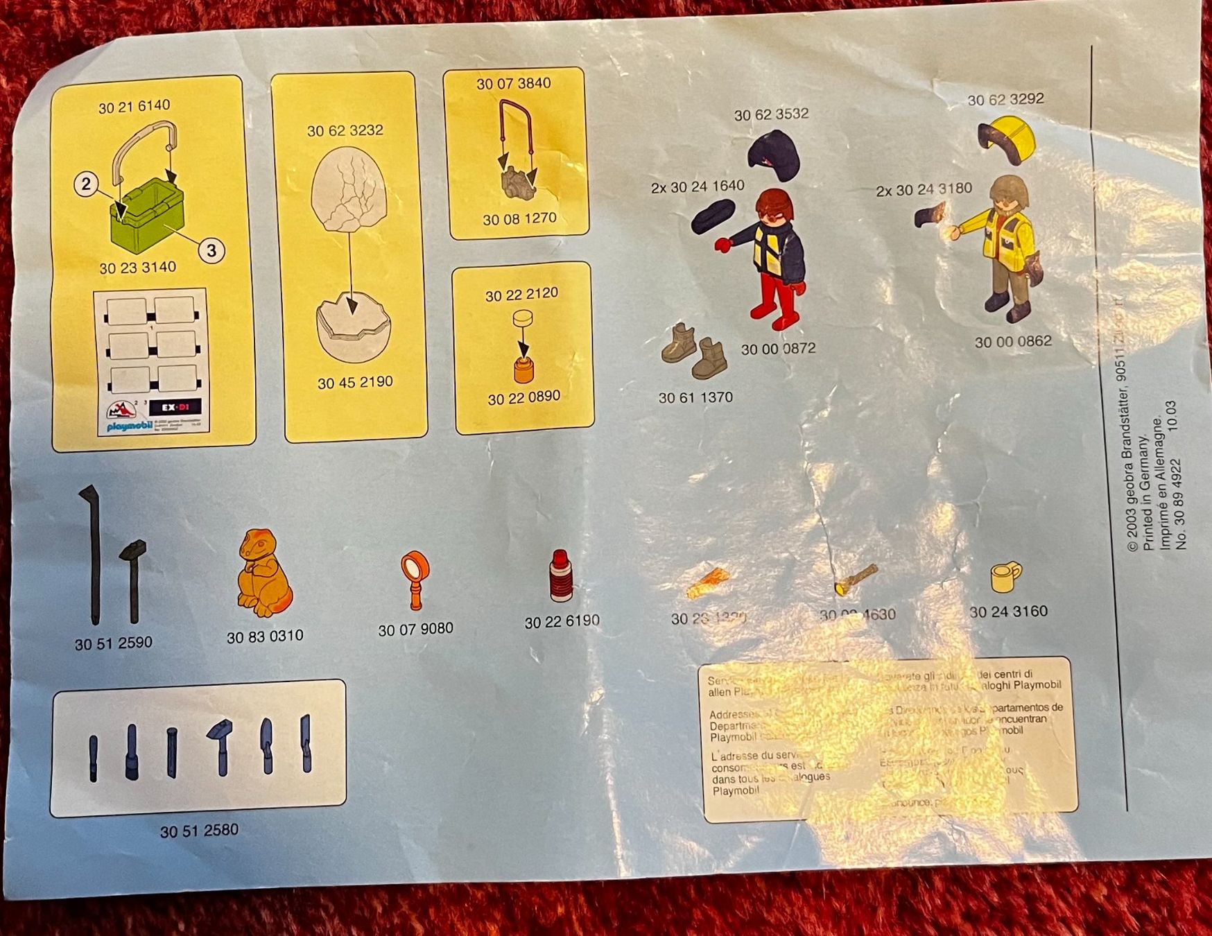 Playmobil Giocattoli: Lego Arche Noah / Servicewagen – Usato da Wettingen venduto da Papalota 3