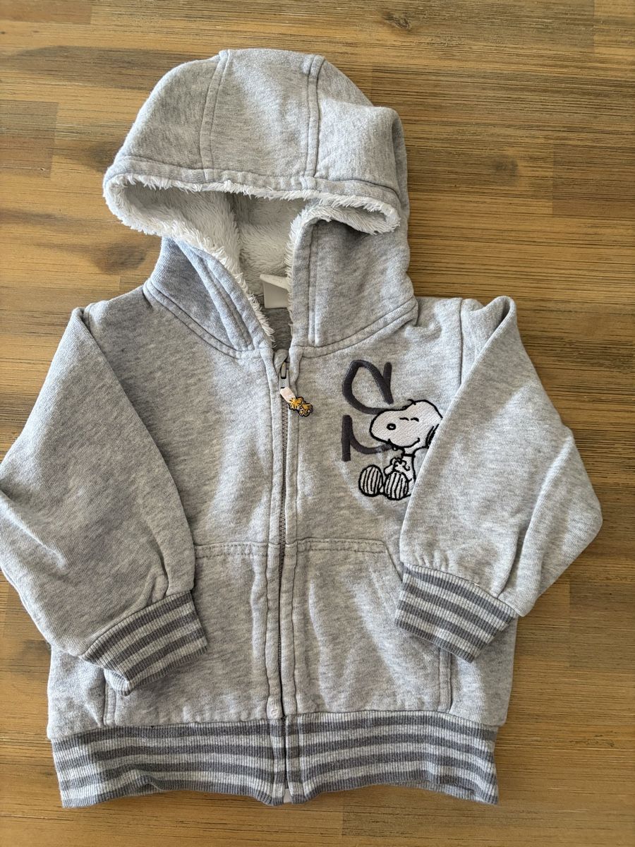 H&M Giacche & Cappotti: Veste à capuche Snopy  - Taille 80  – Usato da Sion venduto da Nelsonkatz