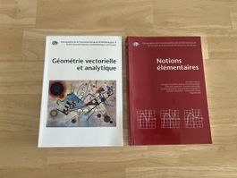 Livres de maths, 1ere gymnase 