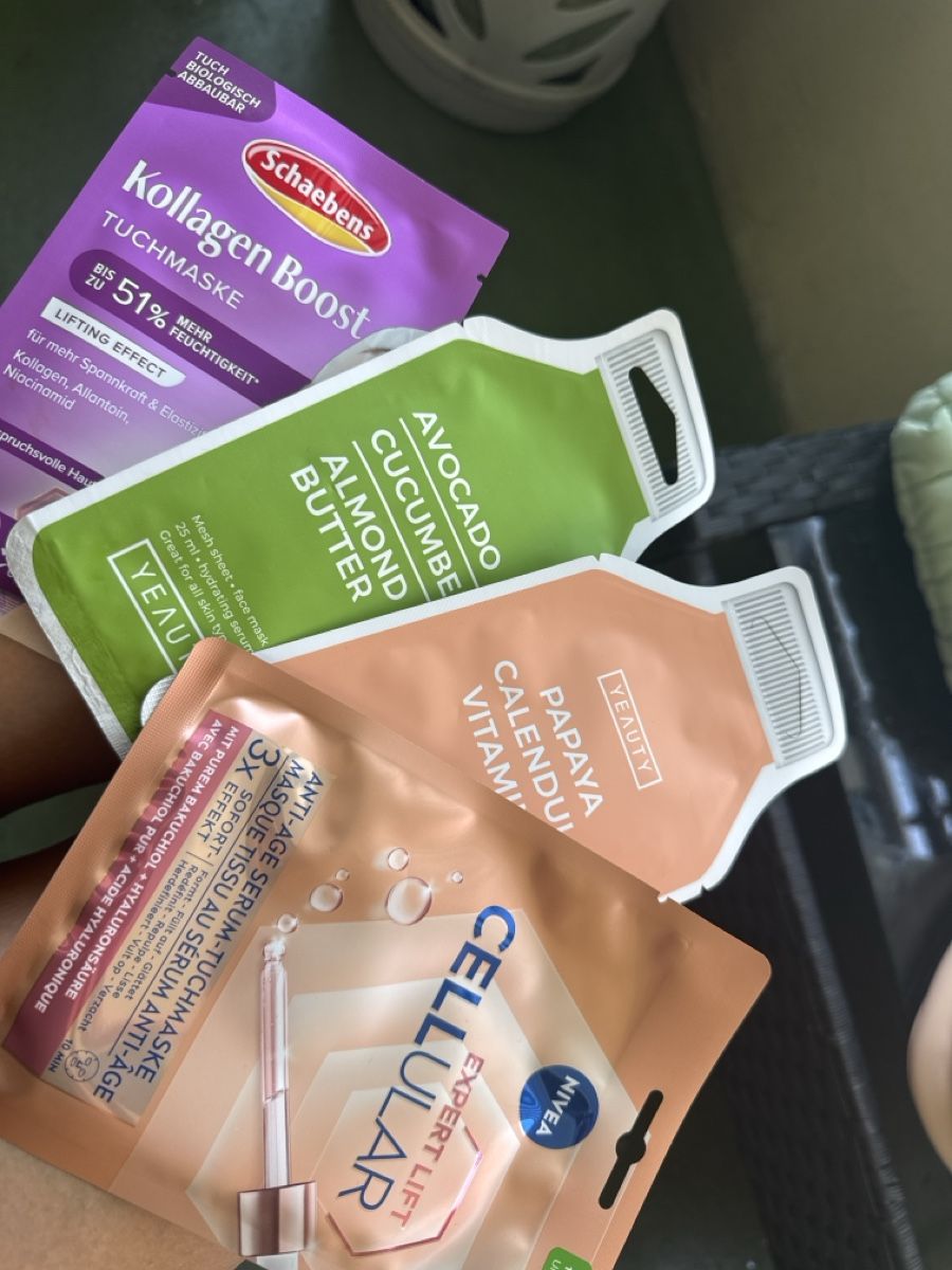 Protezione per viso e udito: Gesichtsmasken Tuchmasken 4er Set – Nuovo e nell'imballaggio originale da Emmenbrücke venduto da Vedri90_