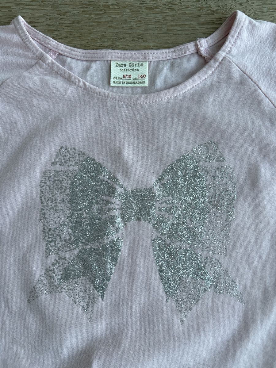 Camicette, T-shirt & Top: T-shirt rose Zara 140 cm – Usato da Yens venduto da Chriis 2