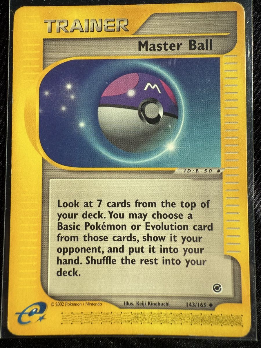 Pokémon Carte collezionabili: Master Ball Pokemon Expedition - 143/165 – Usato da Winterthur venduto da SiddyPokemon