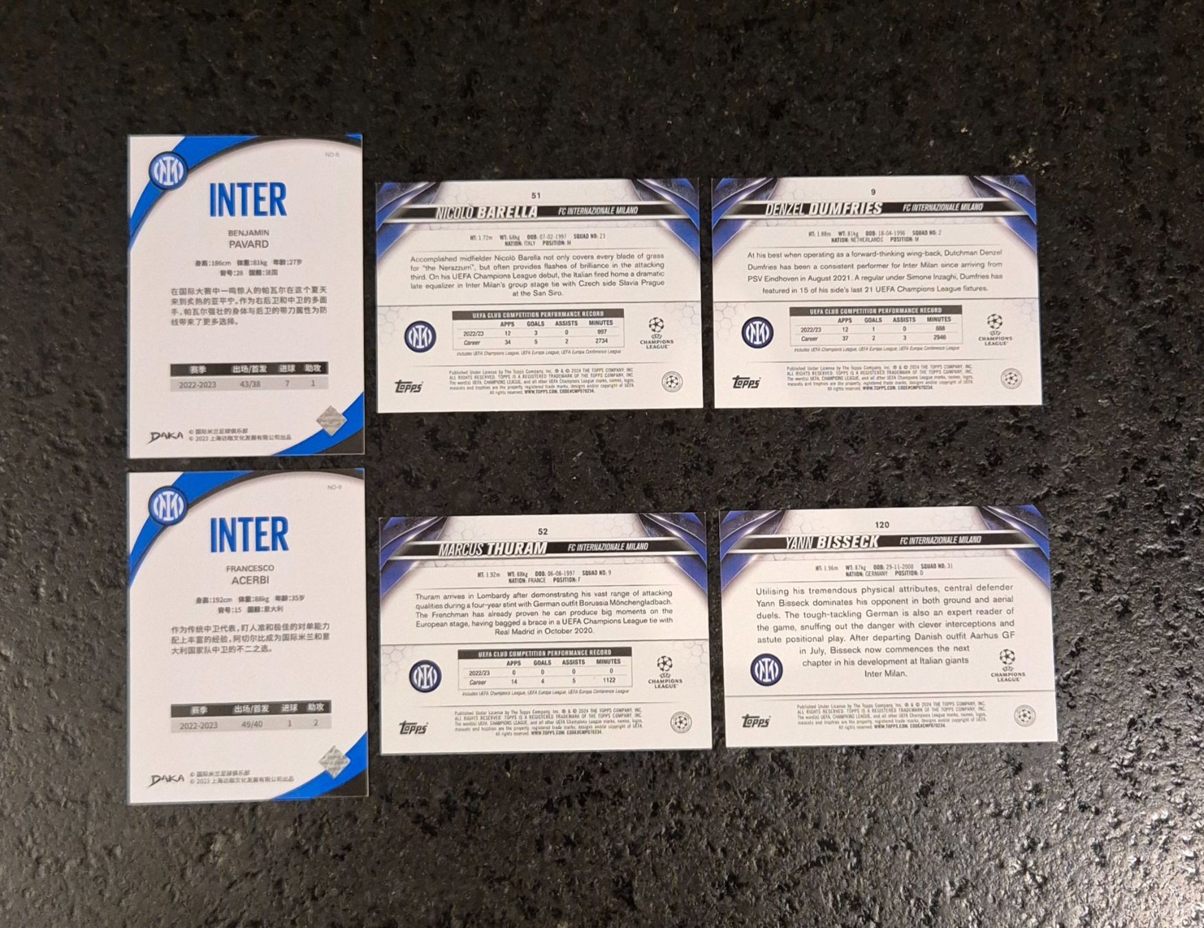 Topps Sammelbilder & Trading cards: Inter Milan Lot - Topps – Neu (gemäss Beschreibung) aus Burg AG von Danoe 1