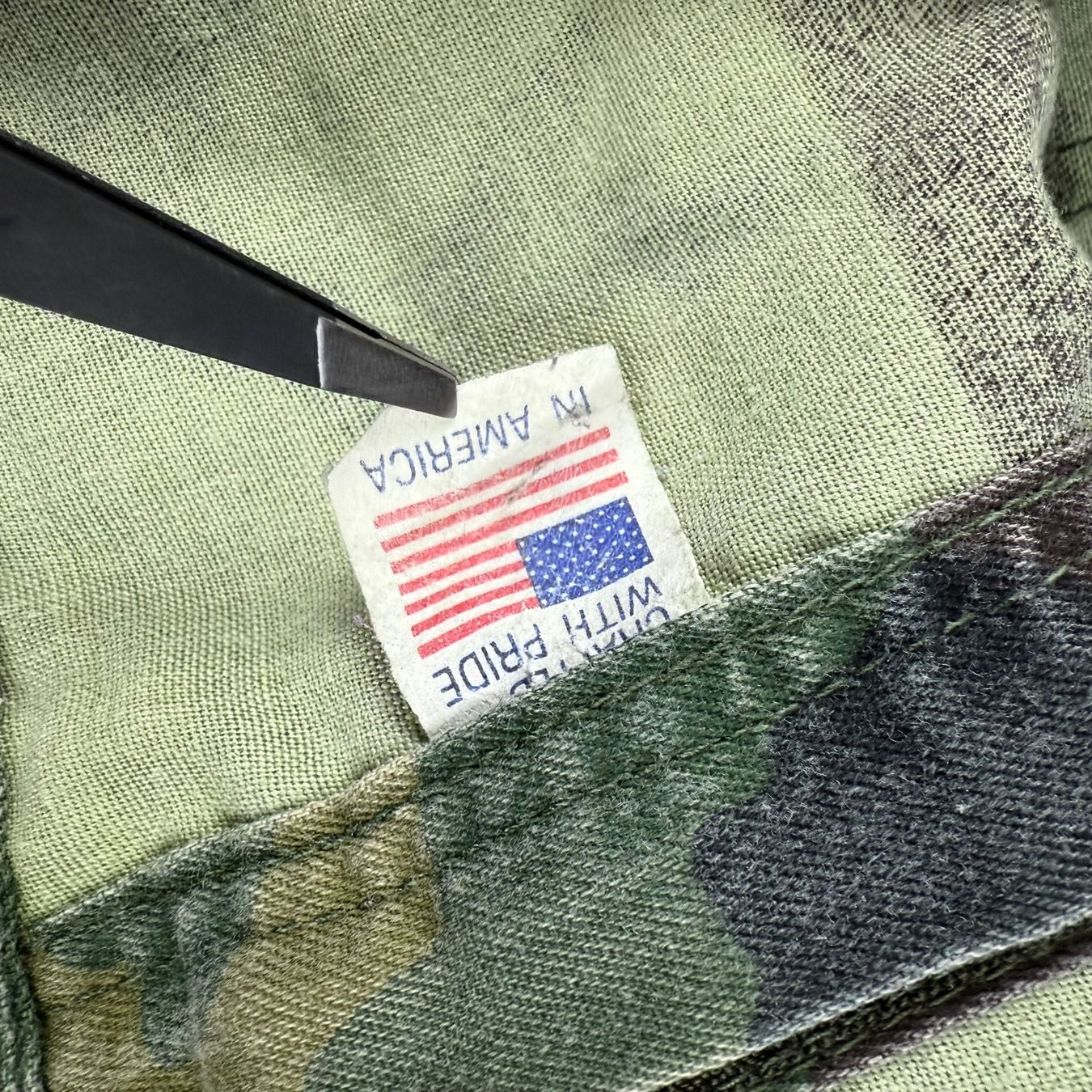 Pantaloni: Vintage Washed US Army Camo Hose  - M – Usato da Herisau venduto da 1asupply 1