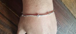 Armspange aus 925Silber mit Zirkonen
