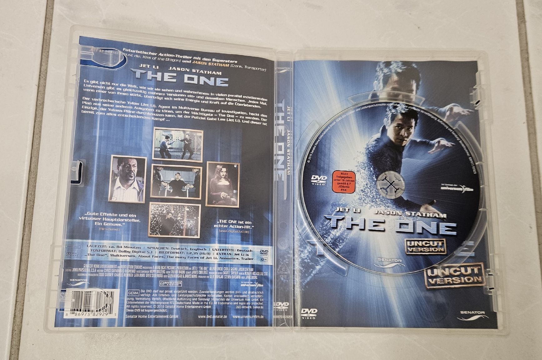 Tutti i DVDs: DVD - The One - Jet Li & Jason Statham - Uncut Version – Usato da Regensdorf venduto da 8Collect 1