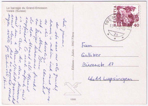 Cartes postales: Emosson - 4 Bild AK – D'occasion à Binningen par Mountainrider 1
