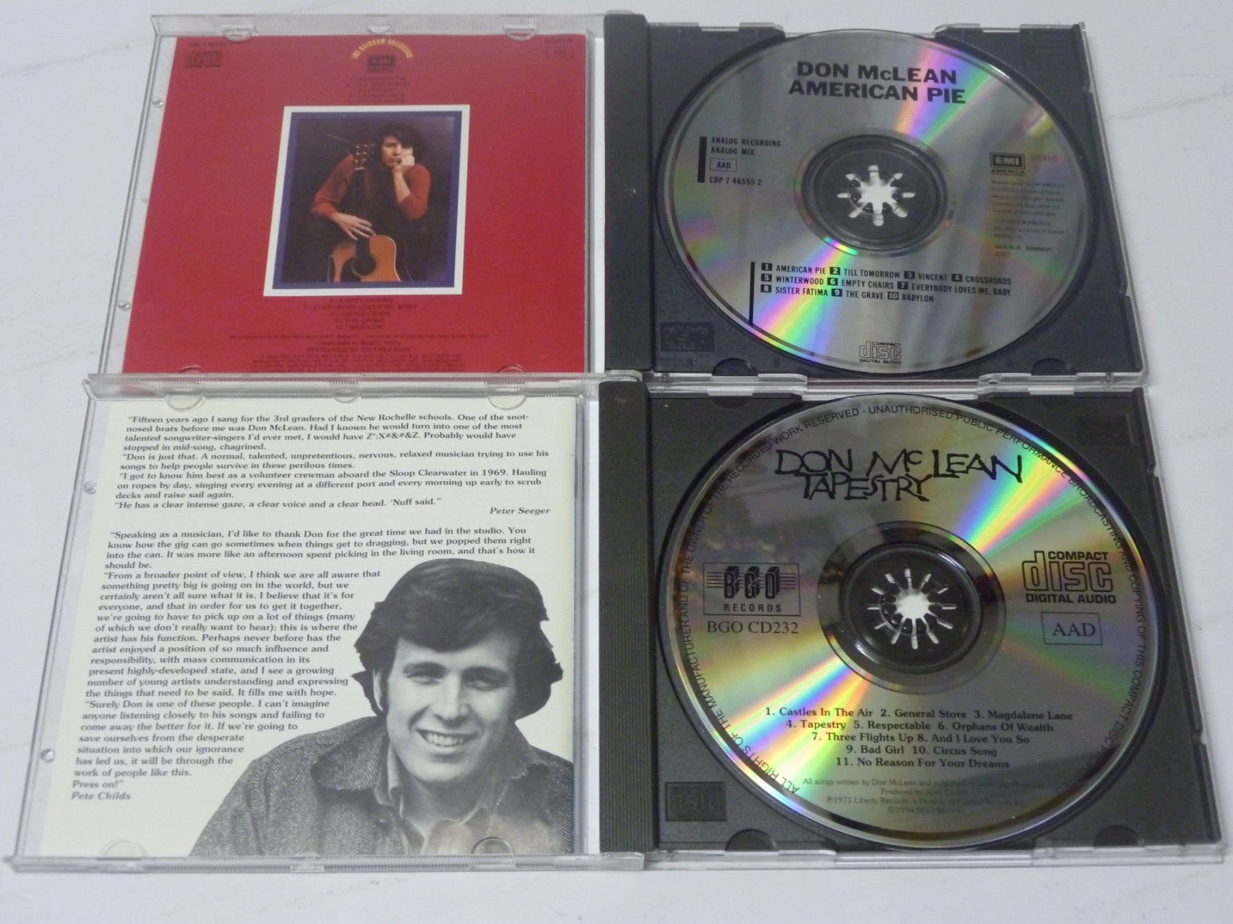 CD: Don Mc Lean – Usato da Weesen venduto da Speerbezirk 1