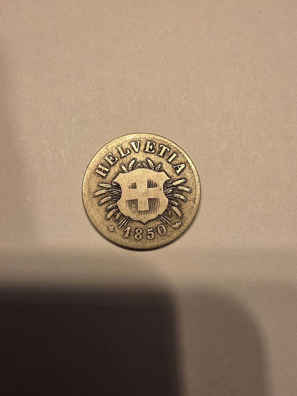 Alle Münzen: piece 5cts 1850 – Gebraucht aus Fribourg von yan_z5fr