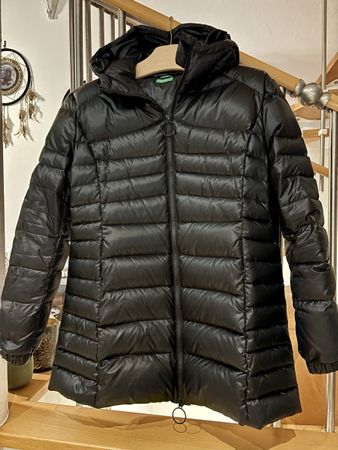 Manteau Doudoune Benetton mi longue T.38