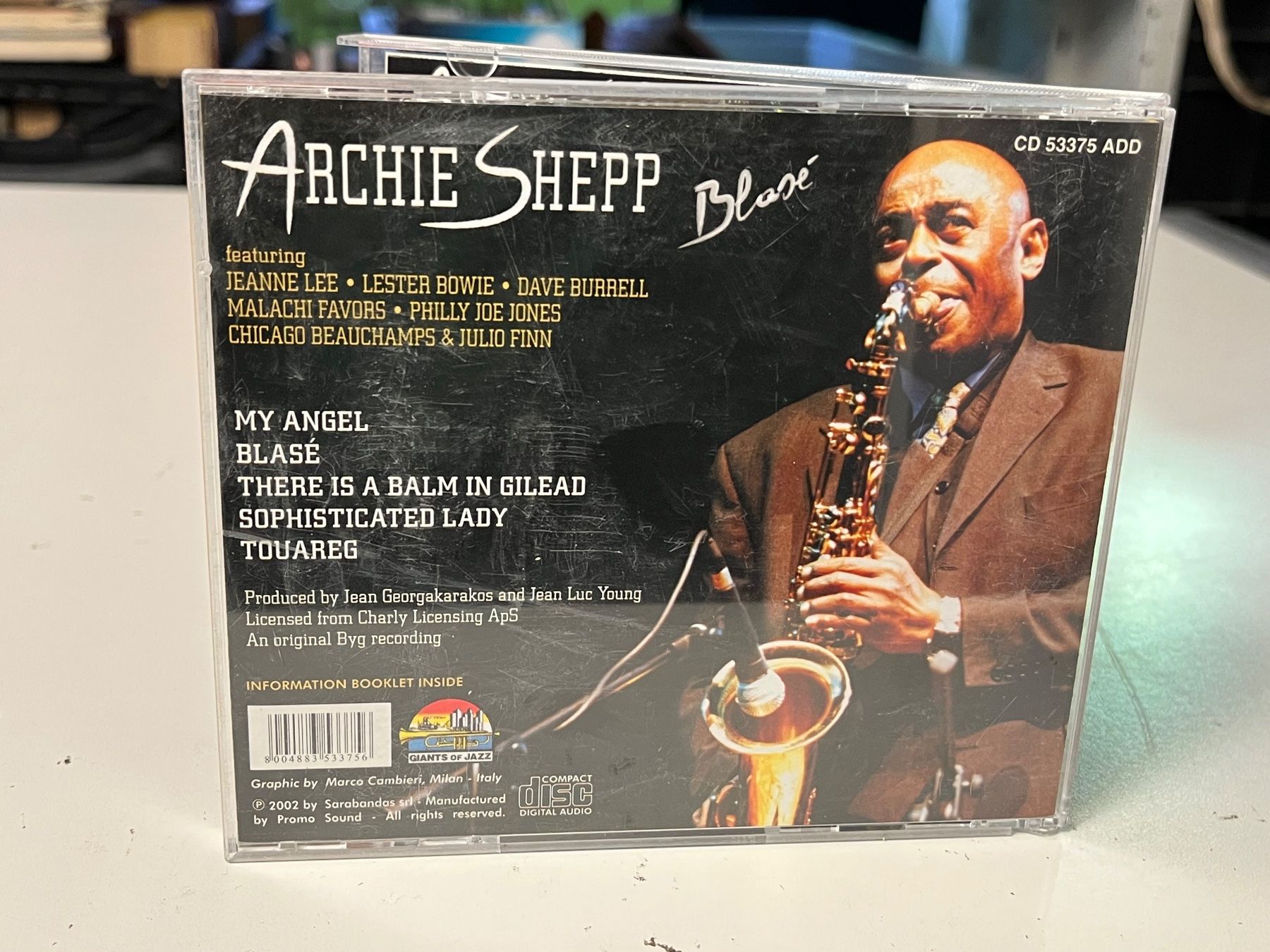 CD: Archie Shepp - Blasé - SRA01A – Usato da Küsnacht ZH venduto da Internetradio 1