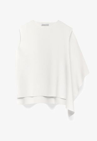 Adolfo Dominguez Top, weiss, Grösse L, neu mit Etikett.