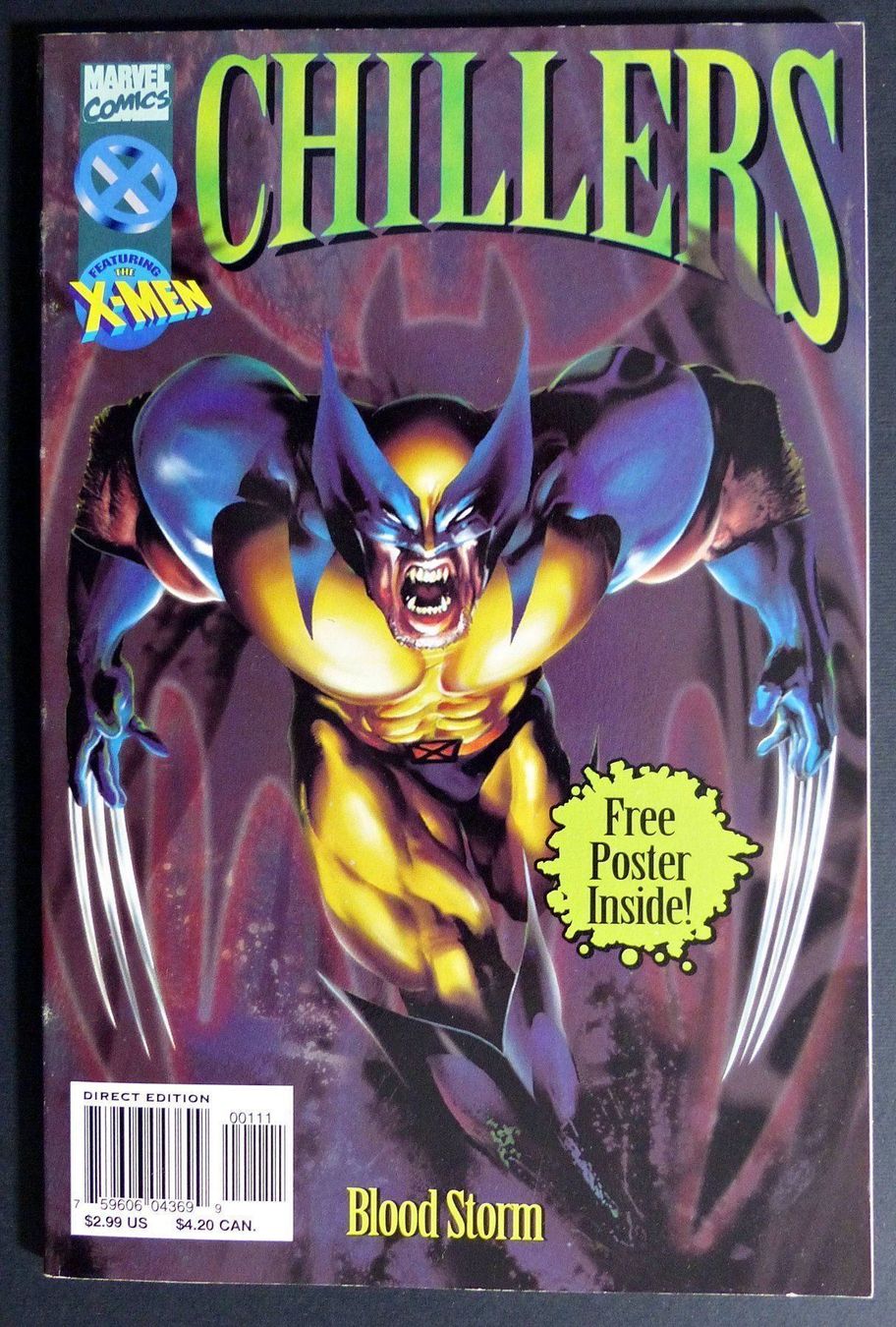 Comics: MARVEL CHILLERS SPIDER-MAN WOLVERINE HULK WITH POSTER 1996 – Gebraucht aus Lugano von YouWantUS 6