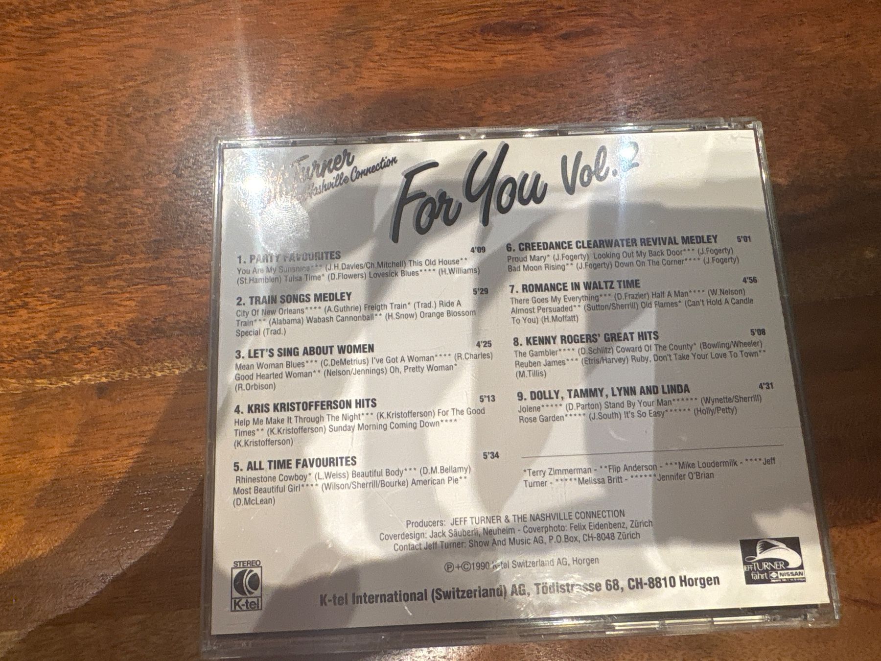 CD: Jeff Turner - For You Vol.2 Romantische CD – Usato da Andwil SG venduto da schmei 1