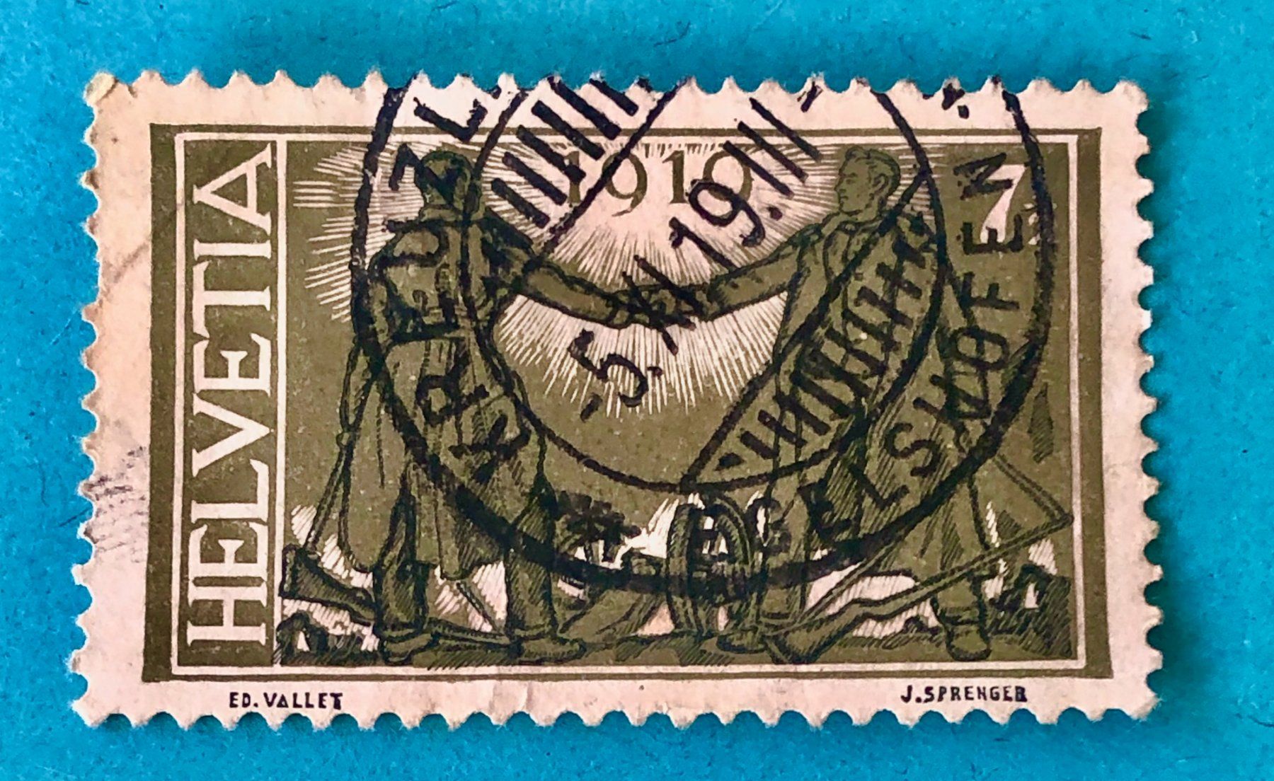 Tutti i francobolli: Nr.143 Friedenmarken GESTEMPELT  1919    – Usato da Aarau venduto da Billa007