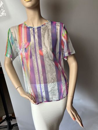 WOLFORD, Bluse Kurzarm, Grösse XS, mehrfarbig