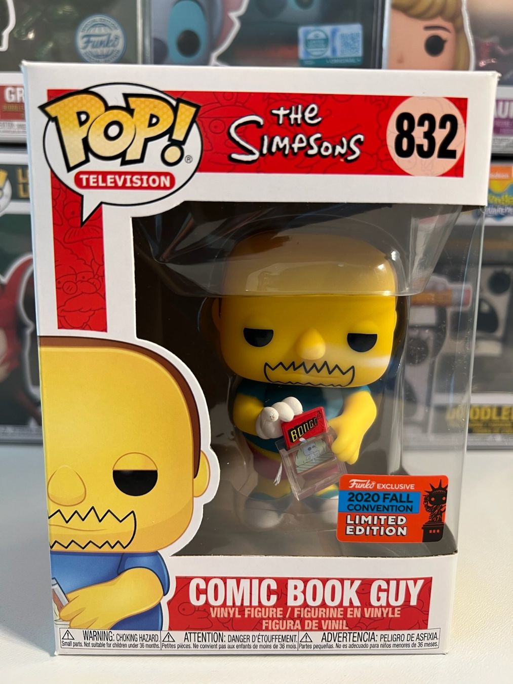 Funko Statuette: Funko POP! Television Les Simpsons Comic Book Guy Limitée – Usato da Le Mouret venduto da perfectbijou