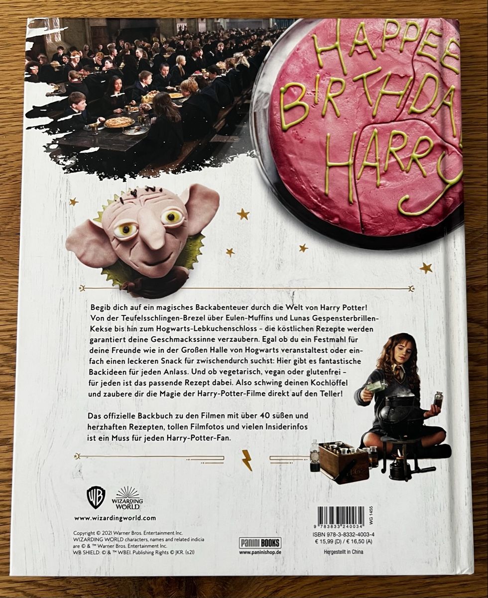 Libri: Das offizielle Harry Potter Backbuch – Usato da Lotzwil venduto da bambo07 3