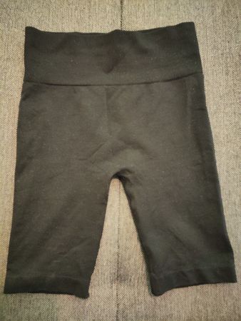 Schwarze Radler- Leggins