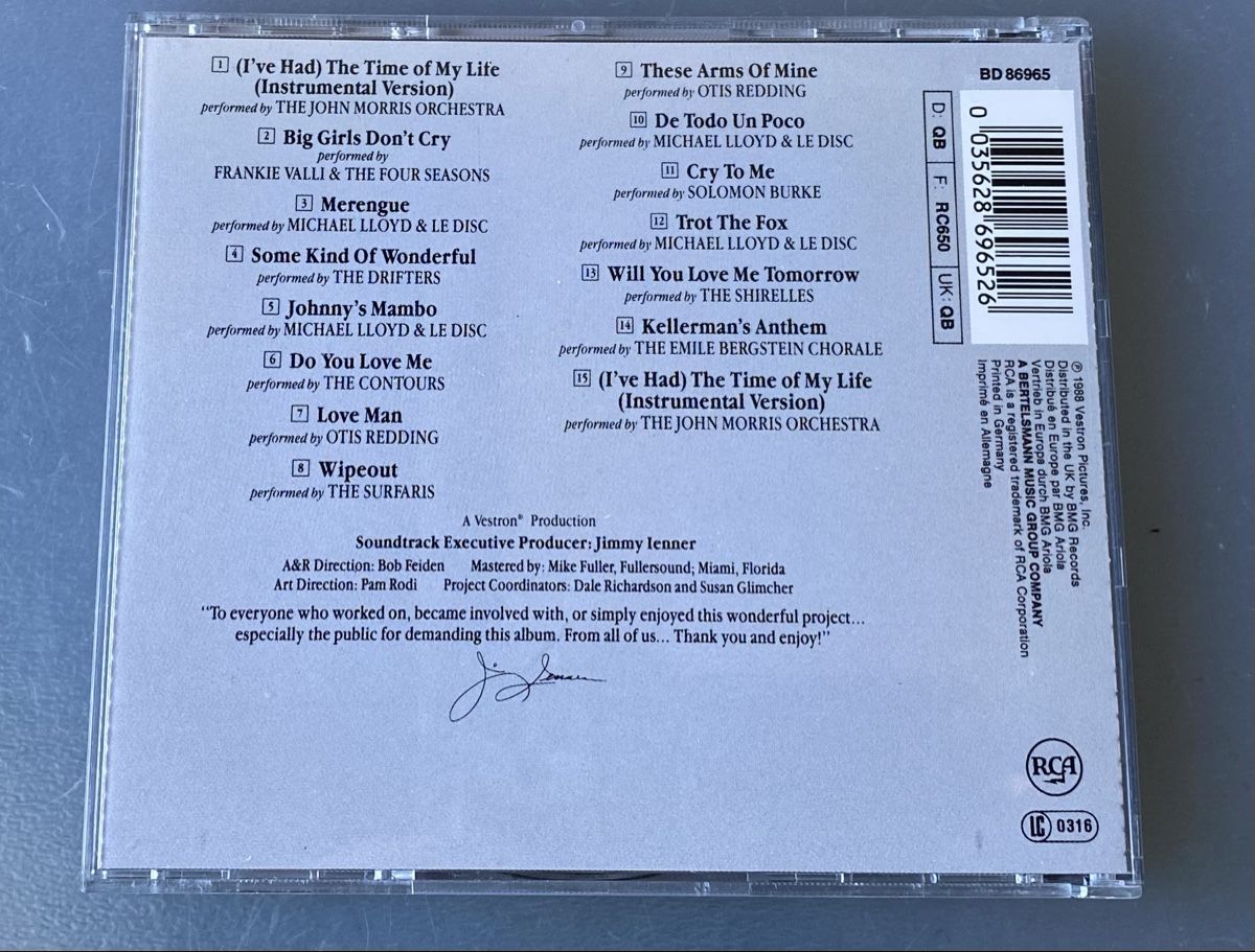 CD: Dirty Dancing - More Dirty Dancing CD Soundtrack – Usato da Oberried Brienz venduto da Chyara 1