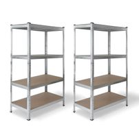 Steckregal im 2er Set (80 x 40 x 162 cm) - Gratis Versand