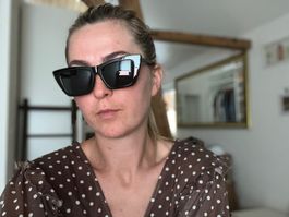 Sonnenbrille Damen schwarz