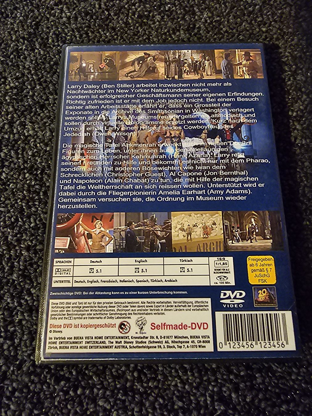Tutti i DVDs: DVD Nachts im Museum 2(15021) – Usato da Ruswil venduto da jan_bxl5 1