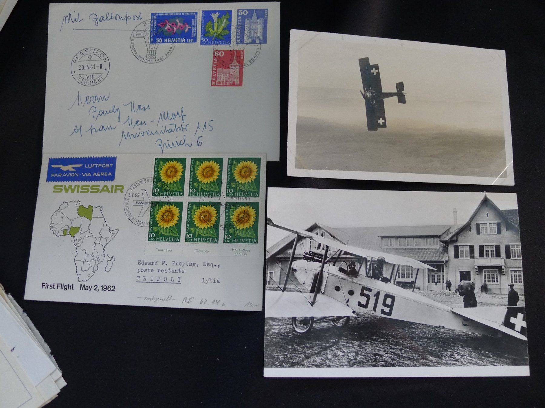 Alle Briefmarken: 16 Flugpostbriefe Schweiz – Gebraucht aus Dagmersellen von wyss1982 4