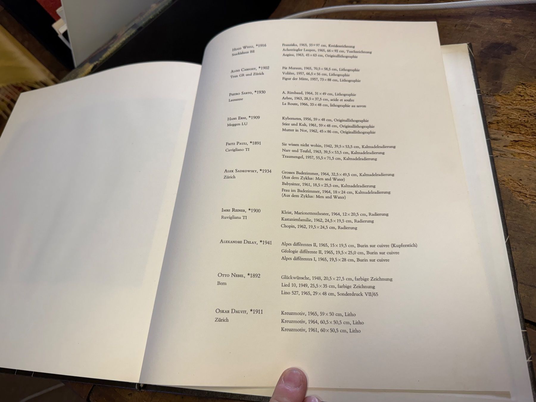 Livres: Schweizer Künstler Graphik 1967 – D'occasion à Bern par Jwpm66 6
