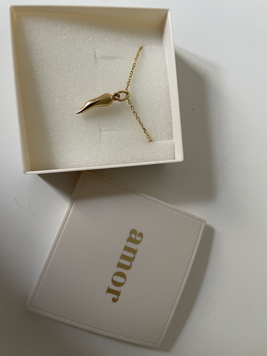 Catenine: Joli collier plaqué or jaune – Nuovo e nell'imballaggio originale da Lausanne venduto da SandrineJavelot 3