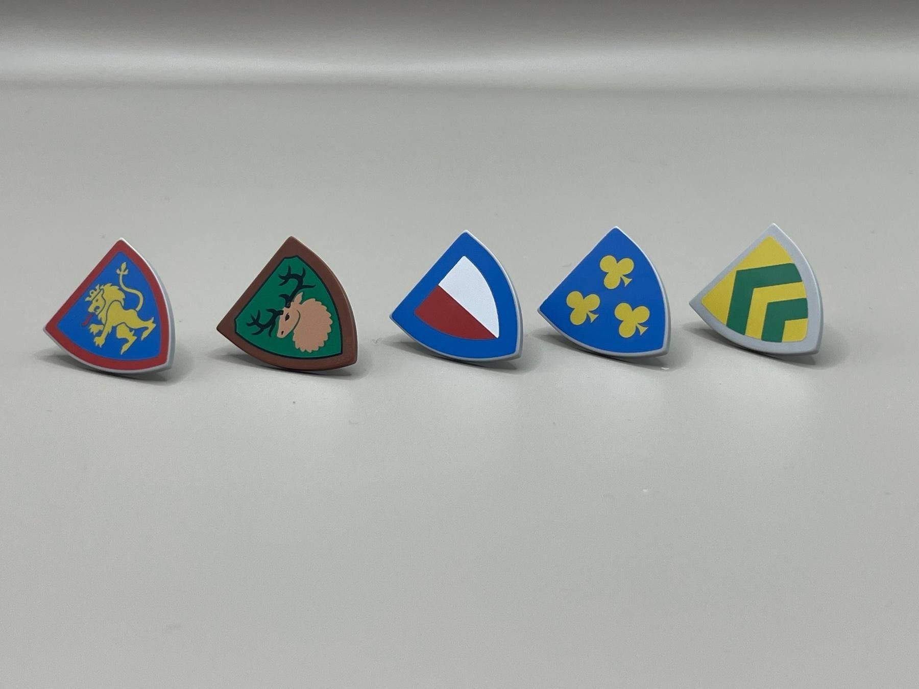 Lego Kit di costruzioni: 5x Lego Ritter Schilder NEU – Nuovo (secondo la descrizione) da Lengnau AG venduto da Chefe43