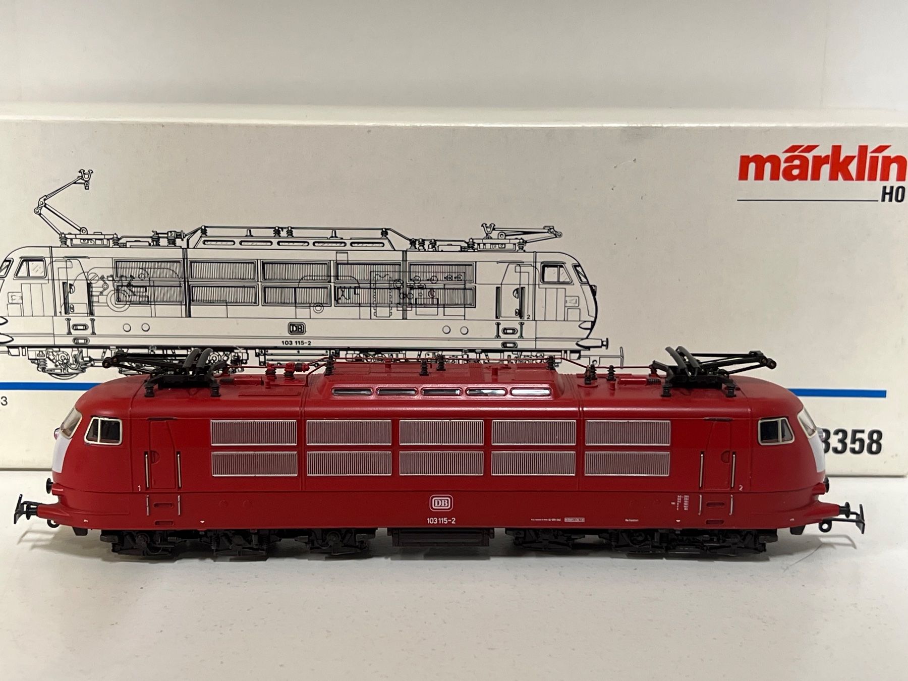 Märklin Modellini di ferrovie: Märklin 3358 BR 103   H0 AC ANALOG – Usato da Neuenhof venduto da ludovicco 1