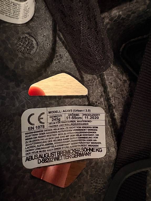 Caschi: ABUS Velohelm, Grösse 51-55 cm – Usato da Siebnen venduto da mimaruoss 2