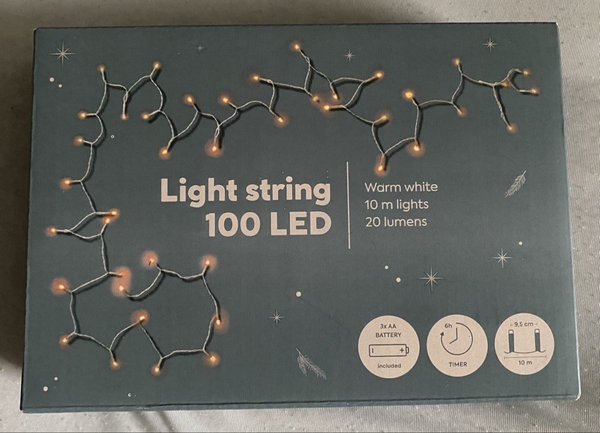 Ghirlande e barre luminose: Lichterkette 100 LED warmweiss 10m neu – Nuovo e nell'imballaggio originale da Allschwil venduto da Deal_Tiger99