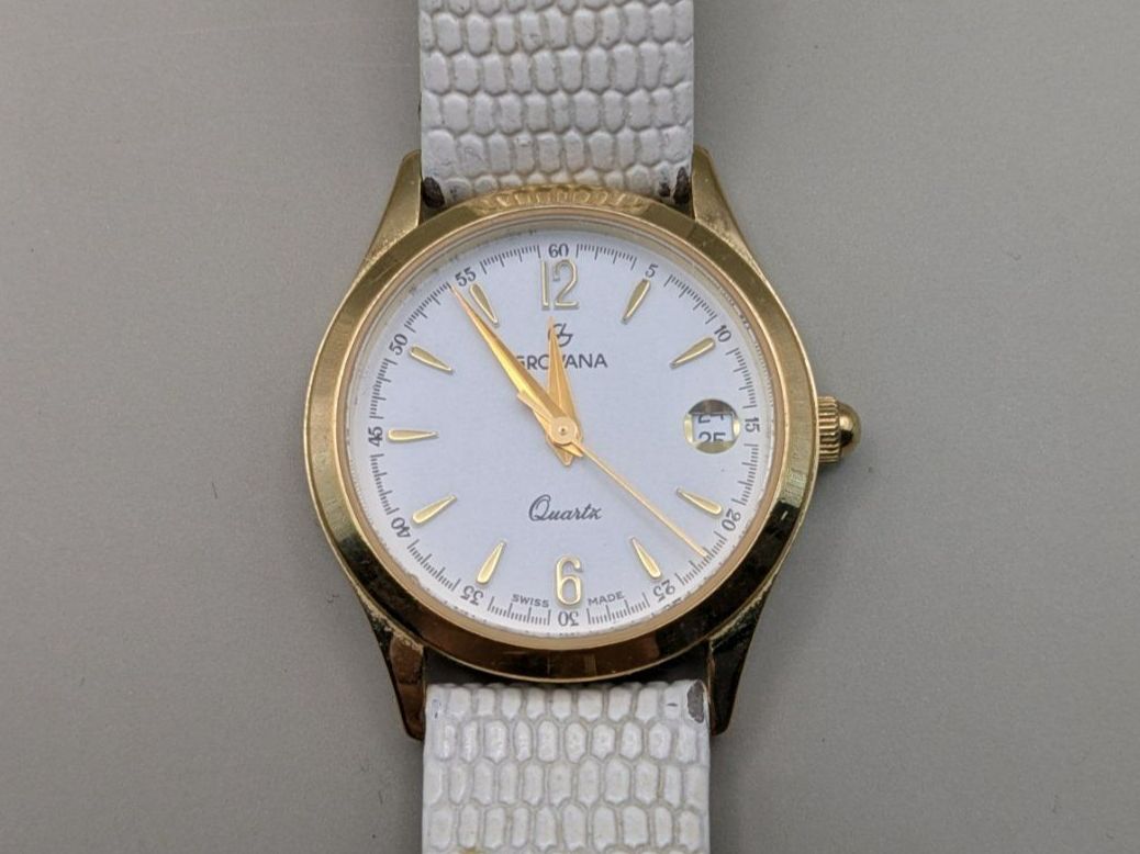 Orologi: Edle Grovana Damenuhr, Quartz – Usato da Thun venduto da CHRONOTIKA