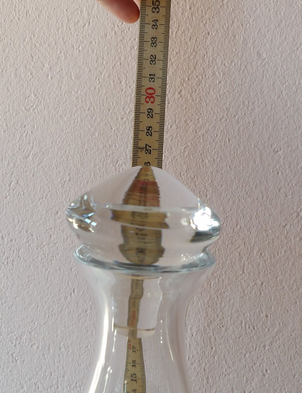 Caraffe: eleganter Weindekanter mit Standfuss – Usato da Niederlenz venduto da Steff99 5
