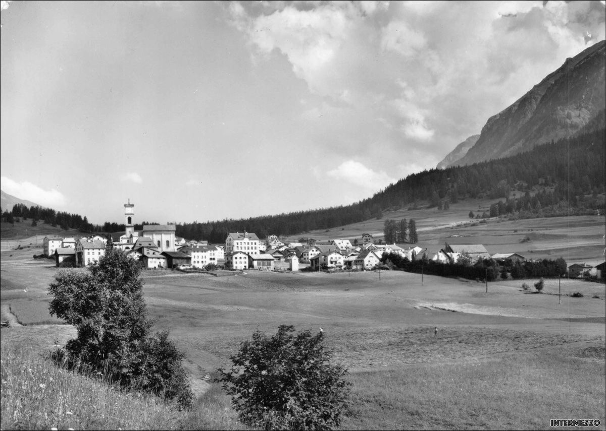 Cartoline postali: Lantsch GR // gegen die Lenzerheide 1964 – Usato da Basel venduto da intermezzo12