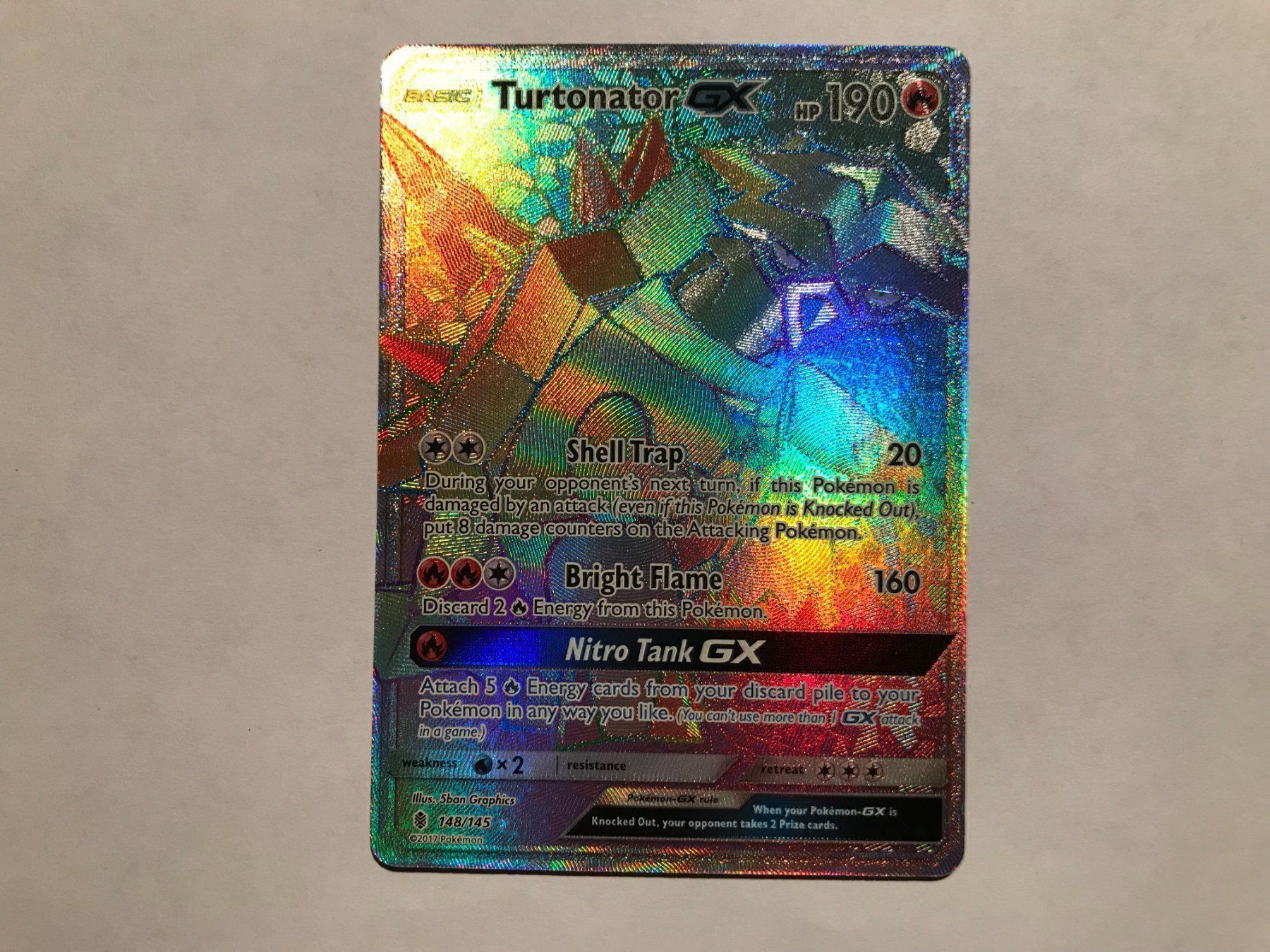 Pokémon Carte collezionabili: Turtonator GX Rainbow – Nuovo (secondo la descrizione) da Hagendorn venduto da Pokecollectorch 1