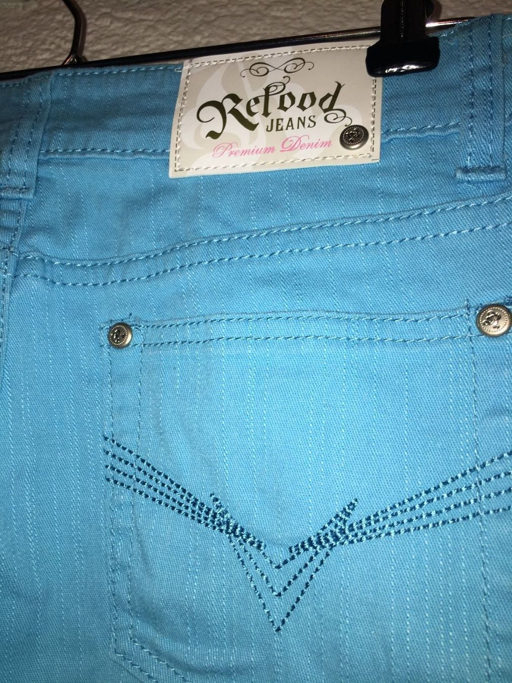 Jeans: RELOOD Jeans, Gr. M, türkis – Usato da Arni AG venduto da Mimo007 2