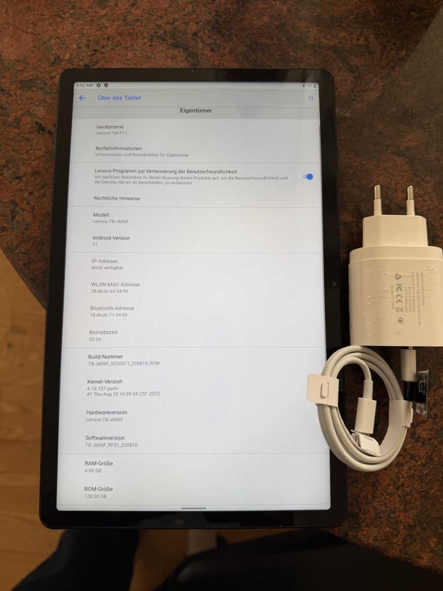 Lenovo Tablet PC: Lenovo Tab P 11 – Usato da Schattdorf venduto da Kofi57 1