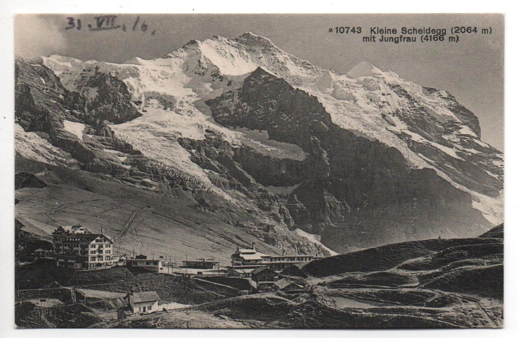 Cartoline postali: GRINDELWALD Kleine Scheidegg mit Jungfrau – Nuovo (secondo la descrizione) da Jona venduto da philajona