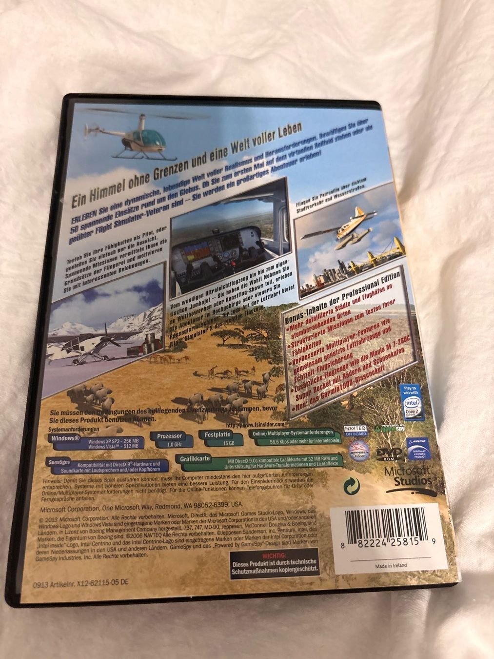Jeux: Microsoft Flight Simulator X Professional Edition PC DVD – D'occasion à Dietikon par Lidija0 1