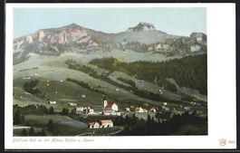Brüllisau, Panorama mit Hohen Kasten un