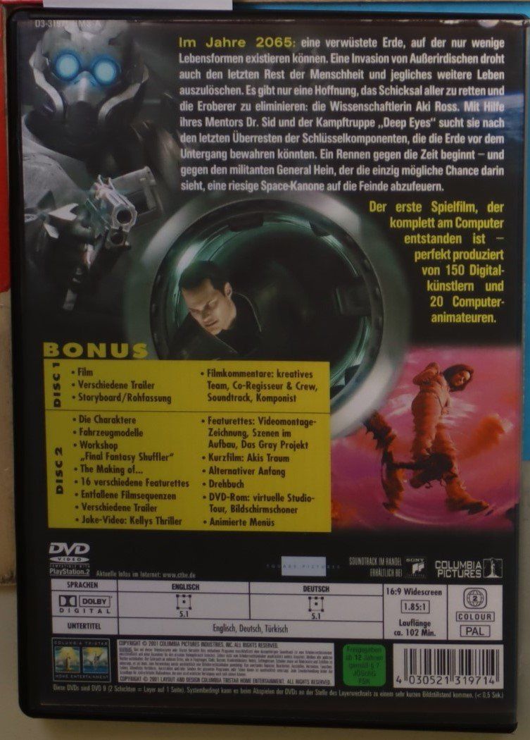 Tutti i DVDs: Fantasy -die Mächte in Dir – Usato da Luzern venduto da CONTENTI 2