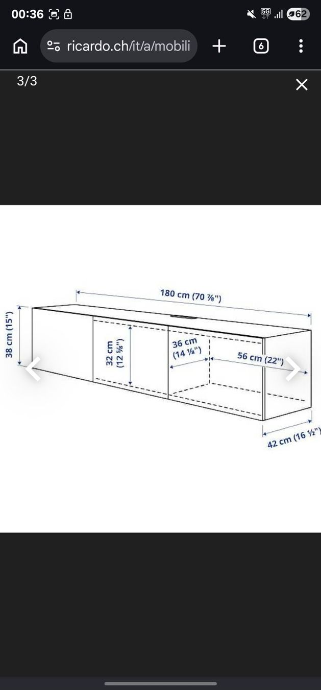 Ikea Mobili TV: Bestå Ikea Mobile TV – Usato da Bern venduto da YarickKozlov 2